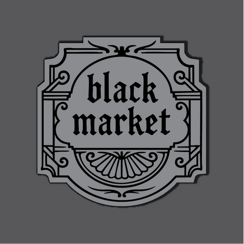 Black Market Enamel Pin