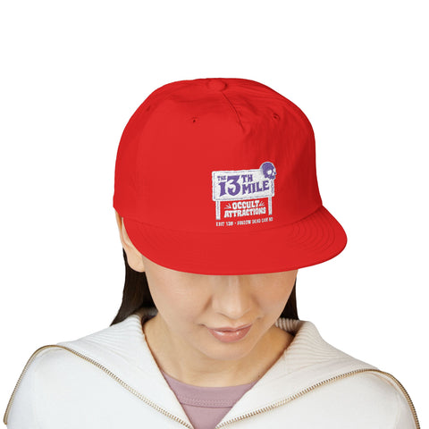 Surf Cap – 13th Mile Distressed Logo Snapback Hat - Mysterious Package Company